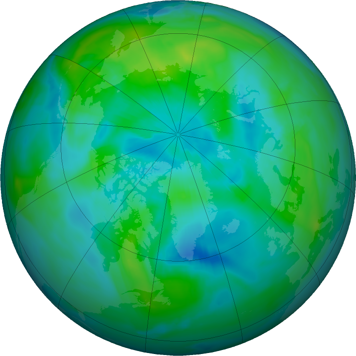 Arctic ozone map for 17 September 2022